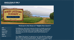 Desktop Screenshot of byronlakeviewnursery.com